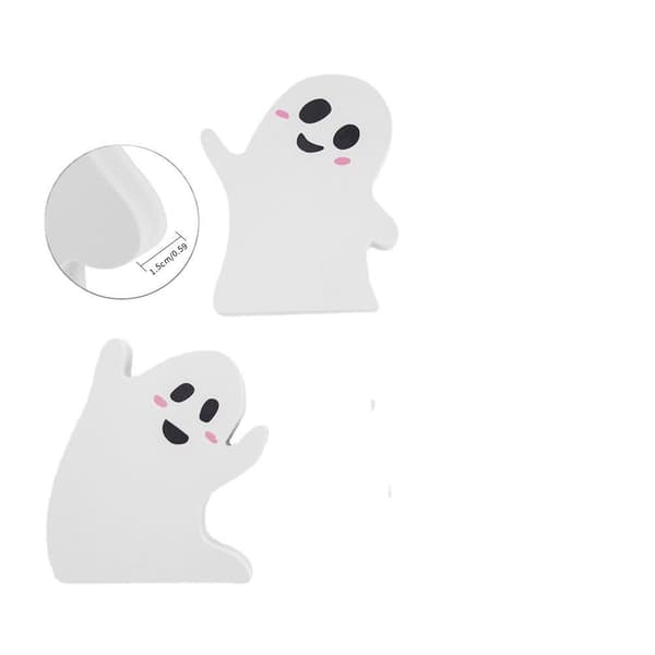 Halloween spøkelsespyntsett, Boo gresskaransikt grav edderkopp flaggermus S