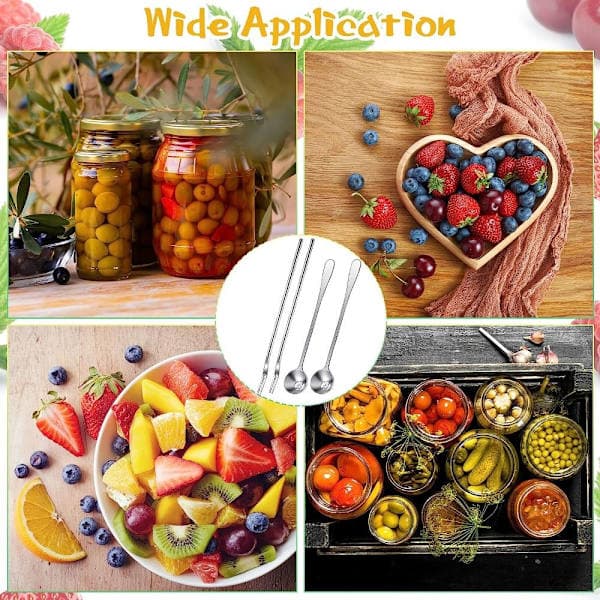 4 st Pickle Fork Olive Spoon SKED SKED