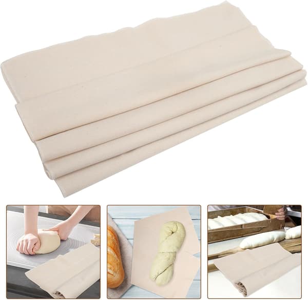 Proofing Cloth Baking Yeast Fabric Thick Fabric Material White Simple Design Prevents Sticking