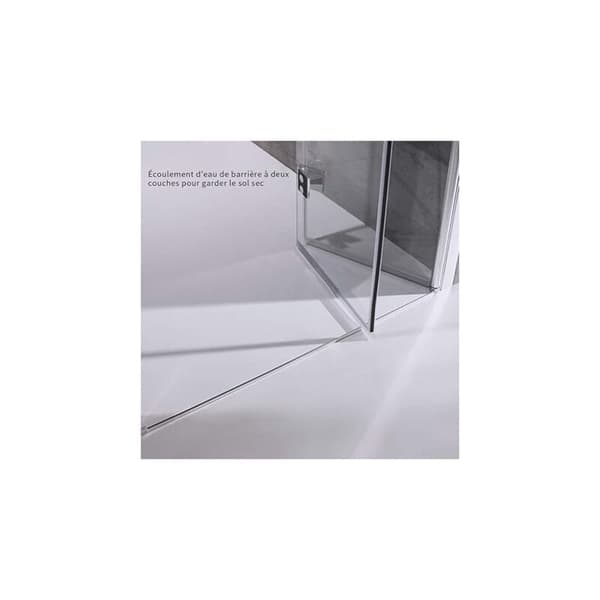 Duschdörrstätning 70CM 2PCS för 4-6mm glas, Duschkabinstätning Fällbar barriär, Ersättningsstätning, Rak/Böjd glasduschdörrstätning KLB