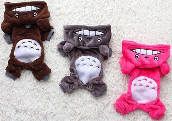Hvalpetøj Hundetrøje Varm Sweater Efterårsfrakke Efterår Hundetøj Mode Overalls Pink L