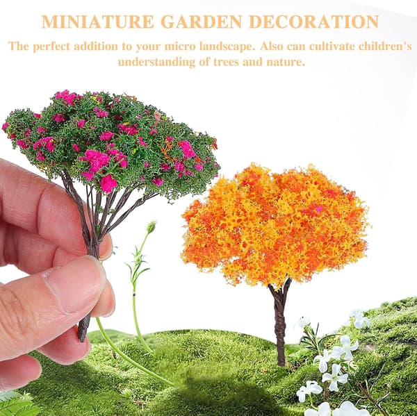 Model Tree Miniature Tree Ornament Realistic Craft Landscape Decor