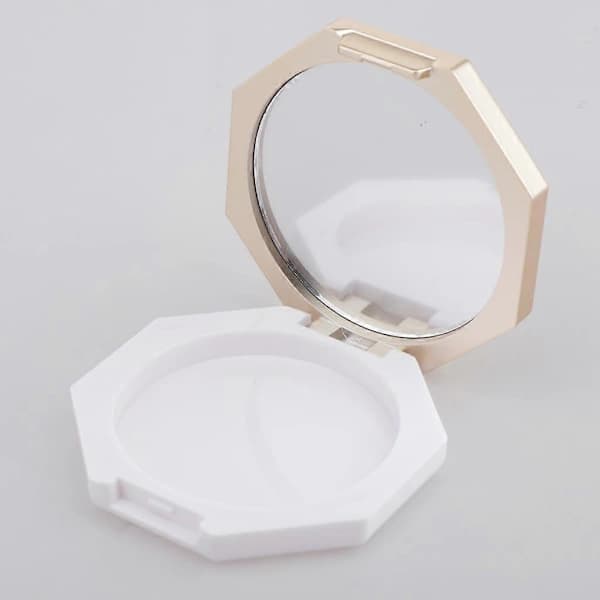 Empty Powder Case Face Powder Makeup Box Travel Blush Cosmetic Container