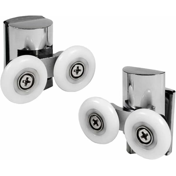 Duschhjul upp och ner Rullar för duschdörr 23mm Duschdörrsrullar Glidande duschdörrsrullar Dusch Glidande dörrrullar 23mm 2 Stycken