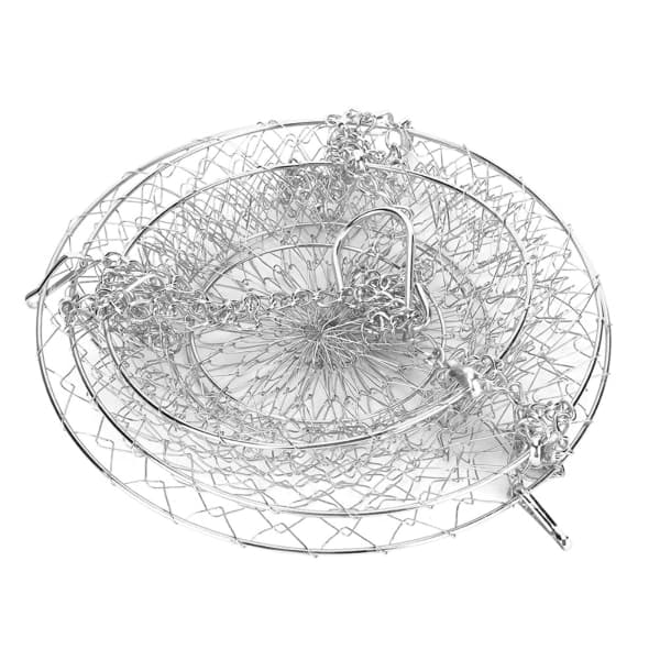 3-Tier Iron Wire Flower Basket, Hanging Vegetable Storage Organizer, Kitchen Accessory