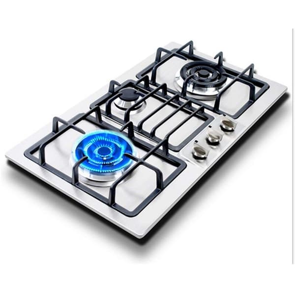 Stove Handle, 6mm Zinc Alloy Control Knob Oven Switch Universal Silver Gas Hob Control Knob, Suitable for Stove