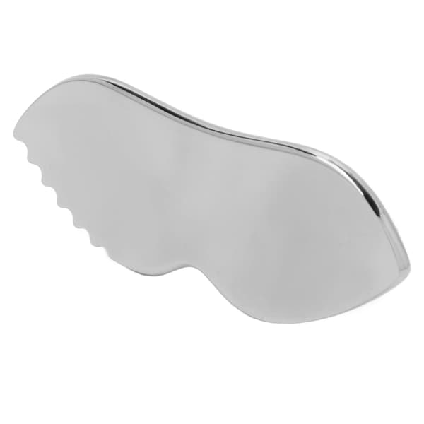 Gua Sha Massagebræt Kamkant 304 Rustfrit Stål Glattere Overflader Gua Sha Værktøj til Bløddels Smertelindring Kropspleje