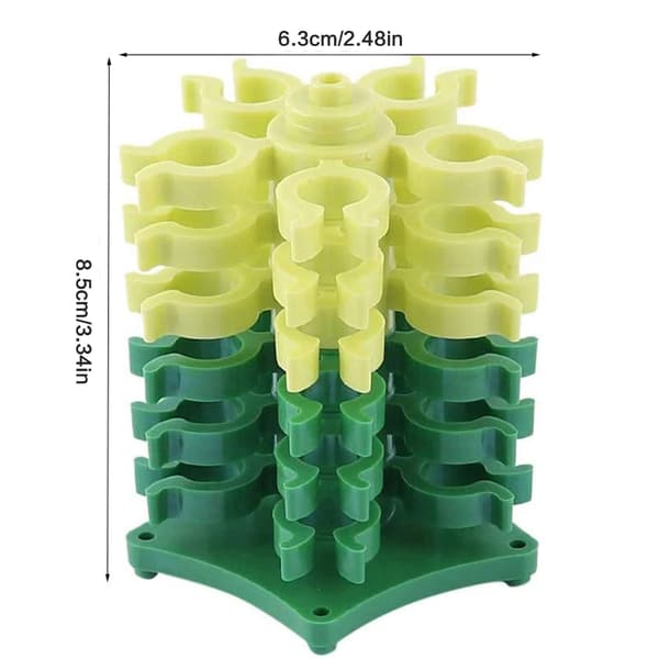 Sewing Thread Spool Tower Storage Clips Rack for 30 Thread Spools Plastic Holder Clips Sewing Machine DIY Embroidery Tool