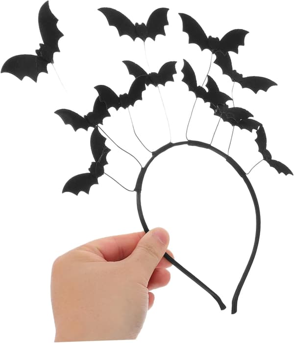 Halloween Bat Headband 12-piece Set Cute Bat Costume Accessories Spooky Headbands