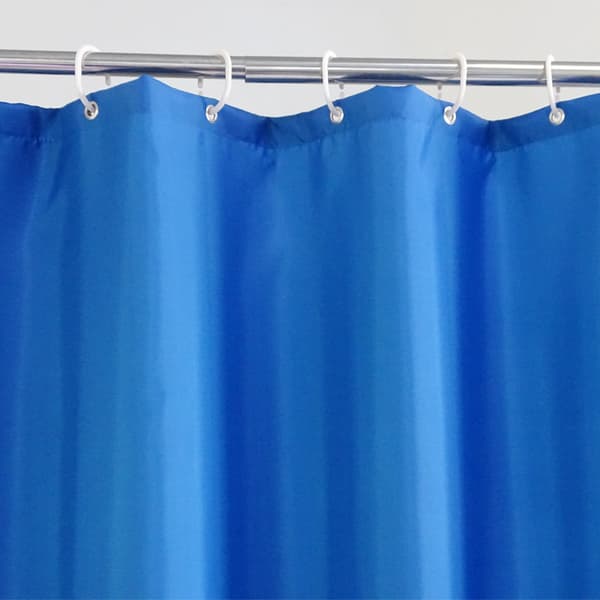 Solid Color Polyester Shower Curtain (Silver Grey, 180 x 180 cm)