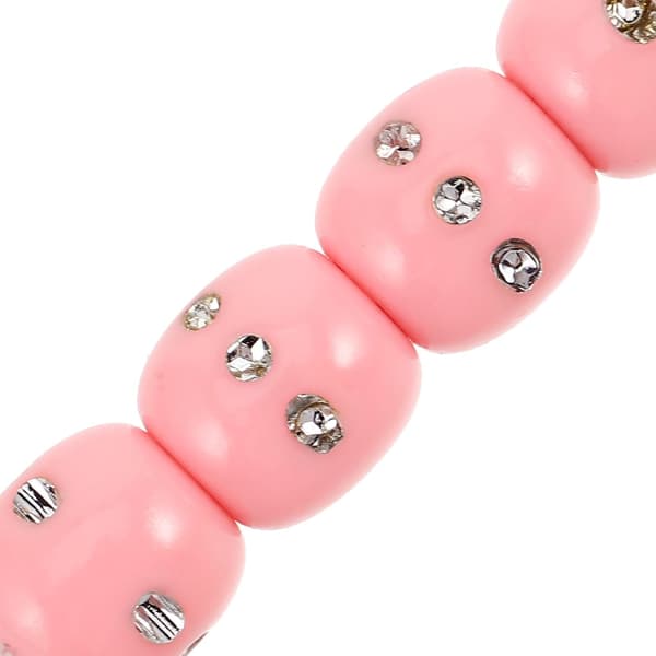 Golfperlekæde Score Tæller Pink Bærbar Nylon Golf Slagtæller