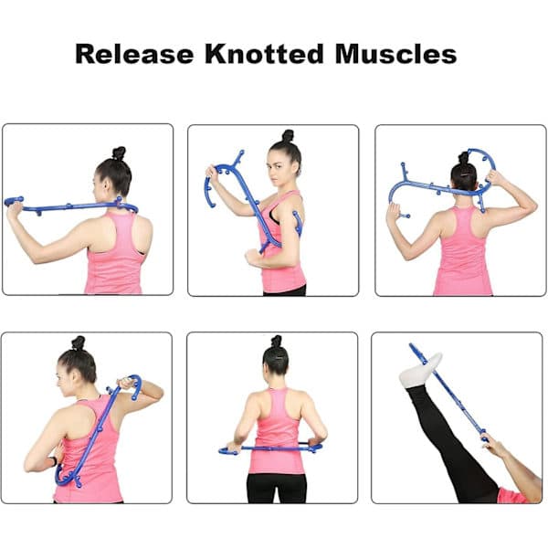 Trigger Point Massager Self-Massage Tool, Back Massager, Neck Massager, Shoulder Massager