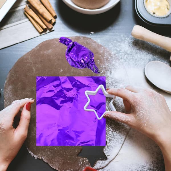 200 st chokladbollsförpackning Godisförpackningspapper Folieförpackningspapper Lättviktigt Enkelt