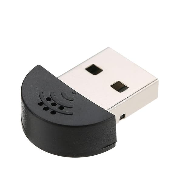USB 2.0 Mini Mikrofon Mic Lydadapter Driverfri for Bærbar PC Stasjonær PC - Skype / MSN / VOIP / V [DB]