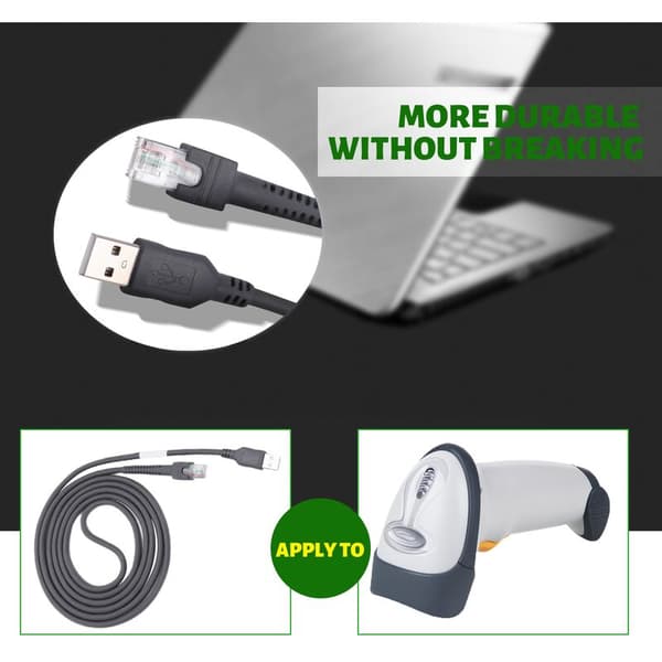 Scanner-datakabel Ls2208 Ap Ls4208 Ds9208 USB-port stregkodescanner datakabel