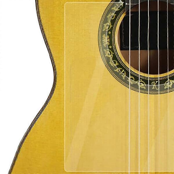 Transparent Folk Akustisk Gitarr Plektrumskydd Anti-repa Klassiskt Skydd För Flamenco Gitarr P