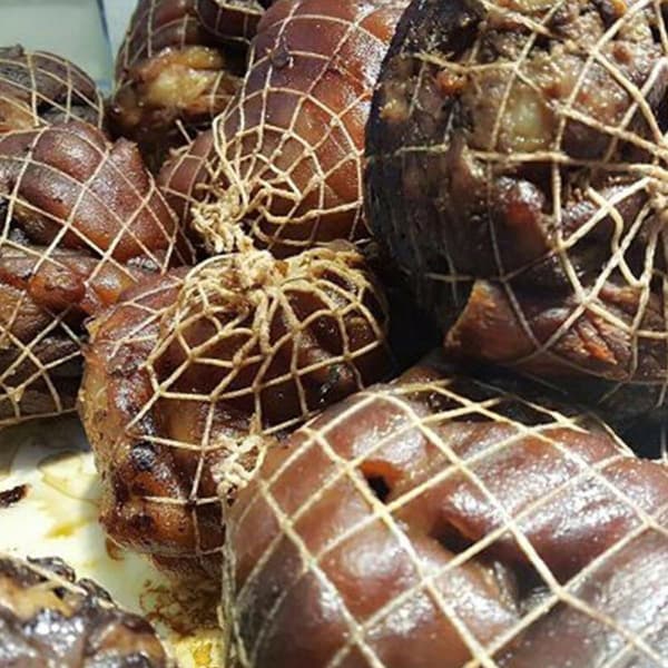 6 Rolls Cotton Ham Sausage Net Rope Meat Net Roll White Kitchen Packaging Net for Tying Meat