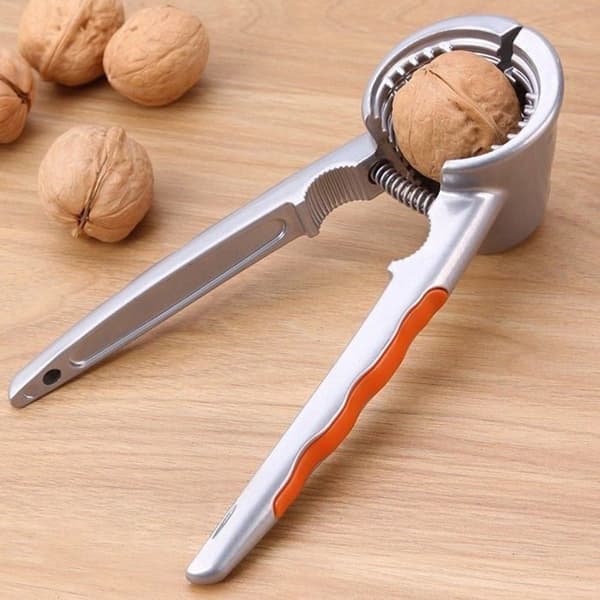 Nutcracker, Nutcracker with Non-Slip Silicone Handle Multifunctional Nut Tool for the Kitchen