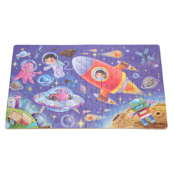 60 Pieces Kids Puzzle Exquisite Cartoon Pattern Children Jigsaw Puzzle Toy Gift with Storage Box Space