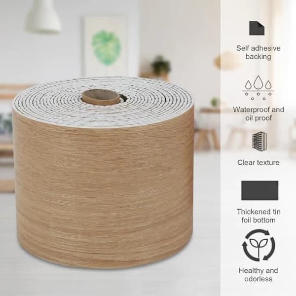 Flexible Baseboard - NBR - Wide and Thick - Self-adhesive - Flexible - Water-resistant