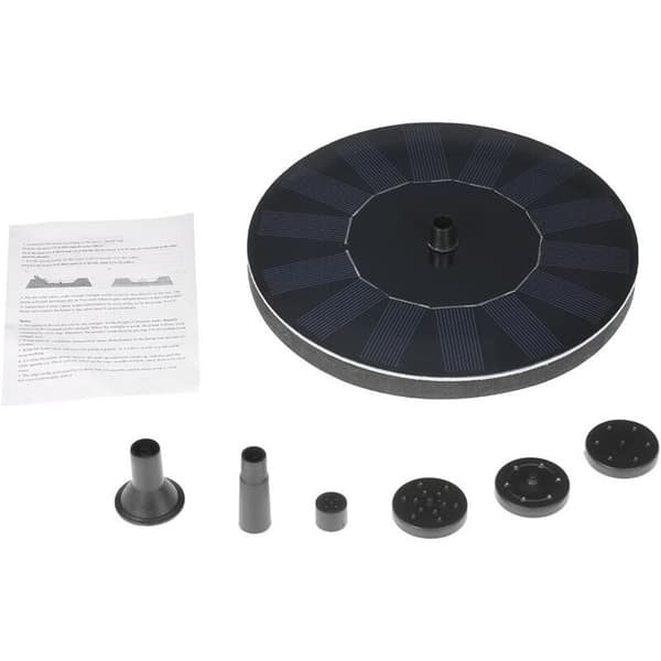 Solar pump solar water pump solar panel fountain for pond or garden Pome with monocrystalline solar panel and brushless pump [Energy class A]-