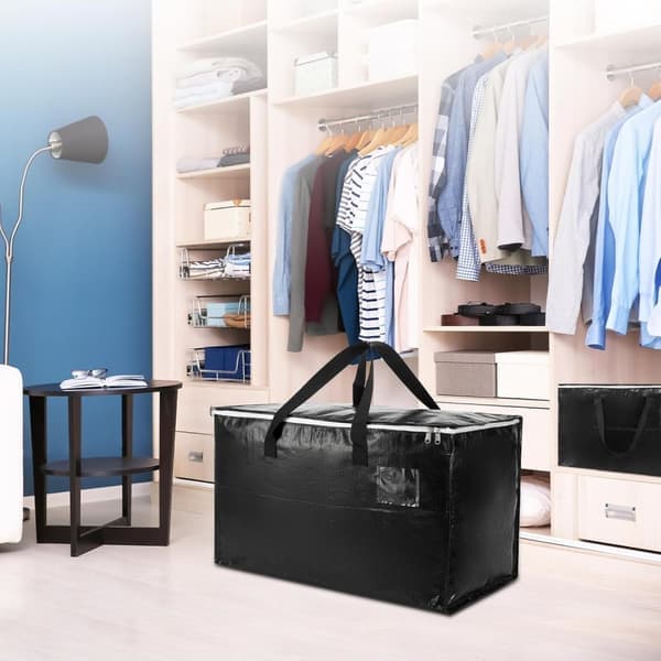 Moving Bag, Waterproof and Foldable, Backpack with Zipper, Reusable Storage, Travel, Essential Moving Supplies for University