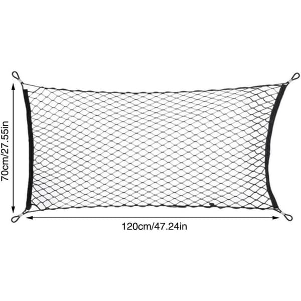 Universal Car Storage Net, Trunk Storage Net, Car Trunk Net, Car Accessory Net, Child Trunk Net, for SUVs, Trucks, Black (70x120cm)