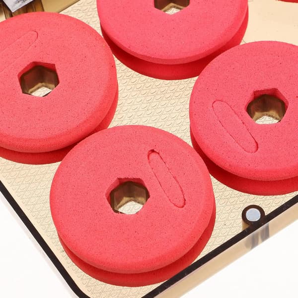 Fiskesnelleorganisatorboks med 1,7 cm diameter rommer 16 spoler Eva og Abs Materiale