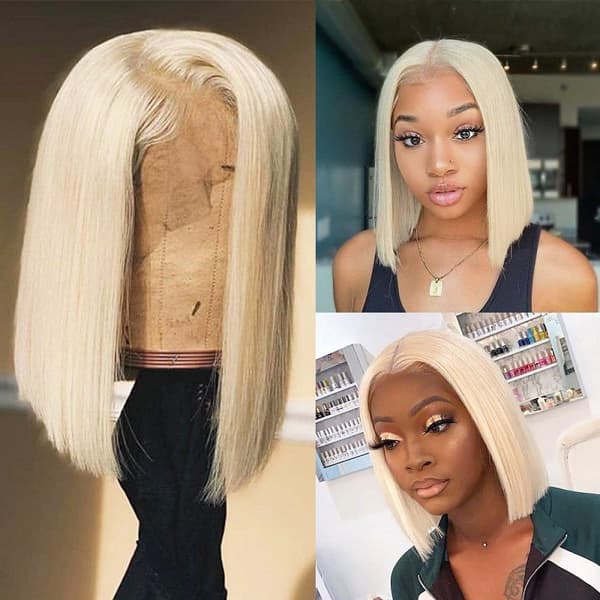 1 ST Brasiliansk Lace Front Äkta Hårperuk Brasilianskt Äkta Hår W