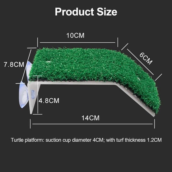 Turtle Platform, Turtle Sunbathing Platform, Aquatic Turtle Platform, Turtle Ramp, Simulated Aquarium Turtle Lawn