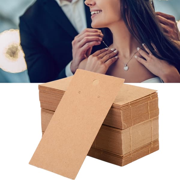 100 stk. 5 x 9 cm DIY Håndværk Smykker Øreringe Ørestikker Hængende Displaykort