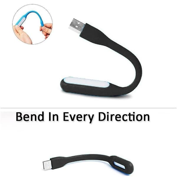 3-pak Mini USB LED-lampe, USB-lampe til tastatur, fleksibel læselampe