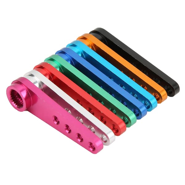 8 farver 25T aluminiumslegering RC servoarm tilbehør passer til Futaba / JR RC servo