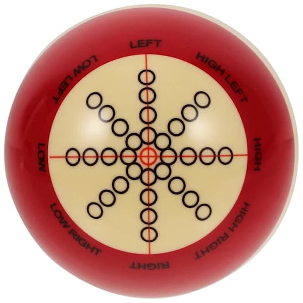 Resin Ball with Dot Pattern - Resin Training Ball for Billiards - Training Tool for Billiard Table - Gift