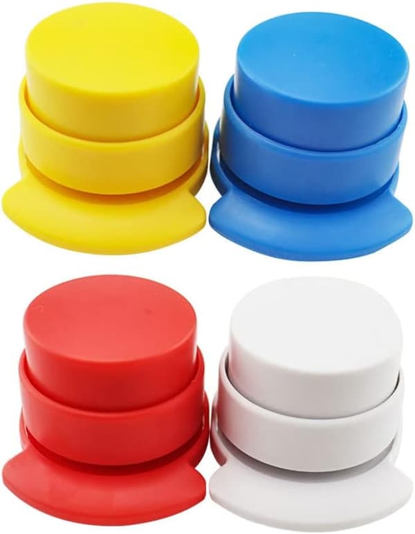 4 tilfeldig farge nålfri stiftemaskin stiftfri stiftemaskin mini bærbar stiftfri stiftemaskin stiftfri bærbar mini sta