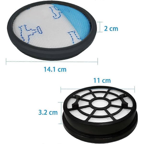 4 st filter kompatibla med RO2910EA RO2913EA RO2915EA RO2932EA RO2933EA RO2957EA RO2981EA dammsugardelar