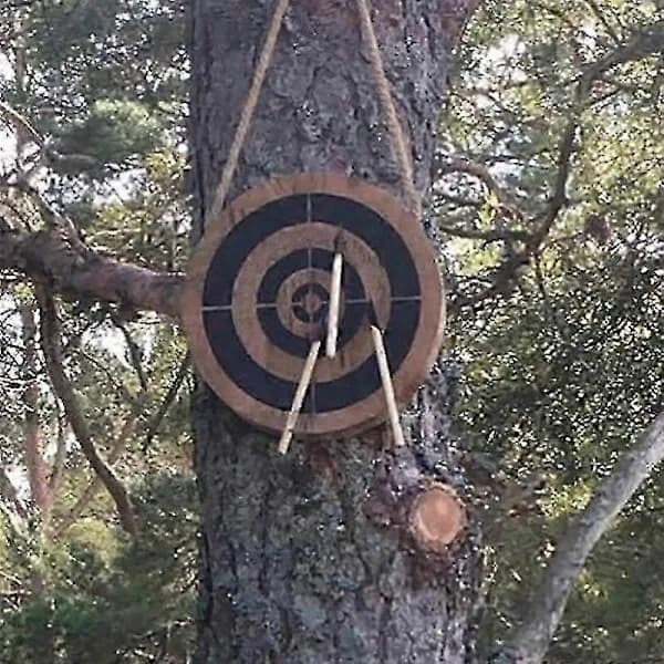 Pieni viikinkipeli, heittopeli puisella setillä, heittopelisarja ulkoharjoitteluun