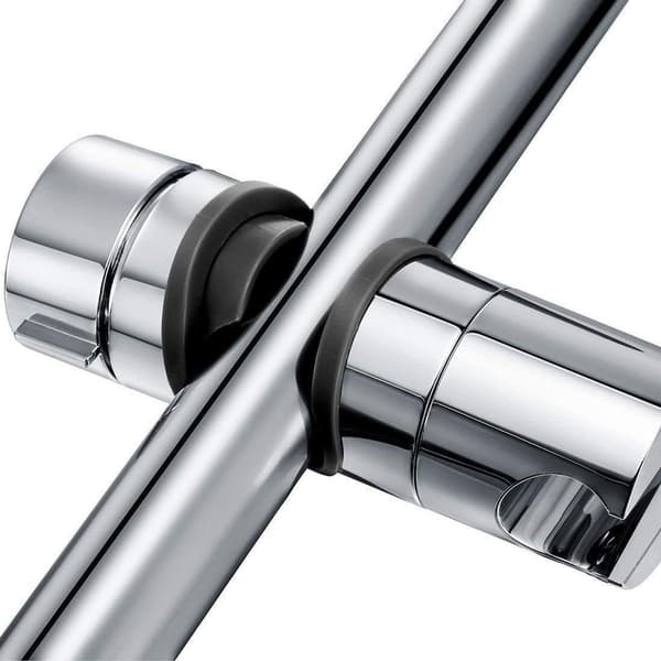 Right Button Shower Slider Socket Holder Shower Head Movable Seat 360 Degrees One