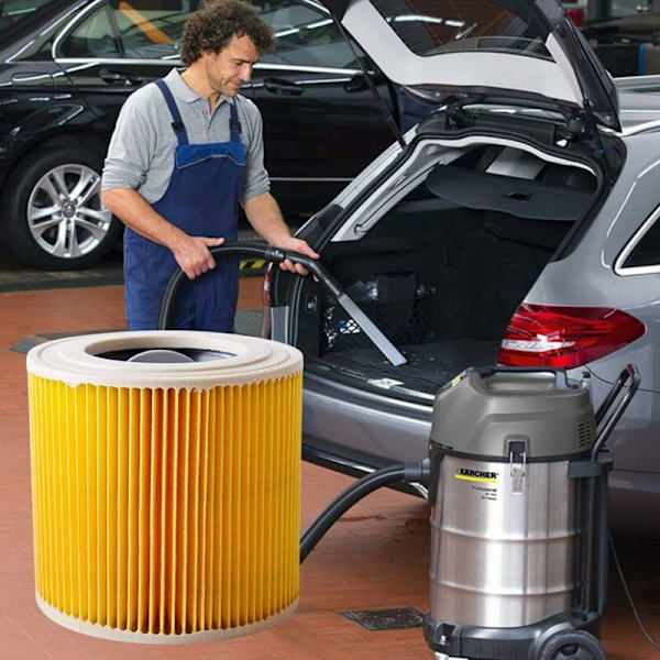 2 erstatningsfilterpatroner kompatible med Karcher NT20/1 NT