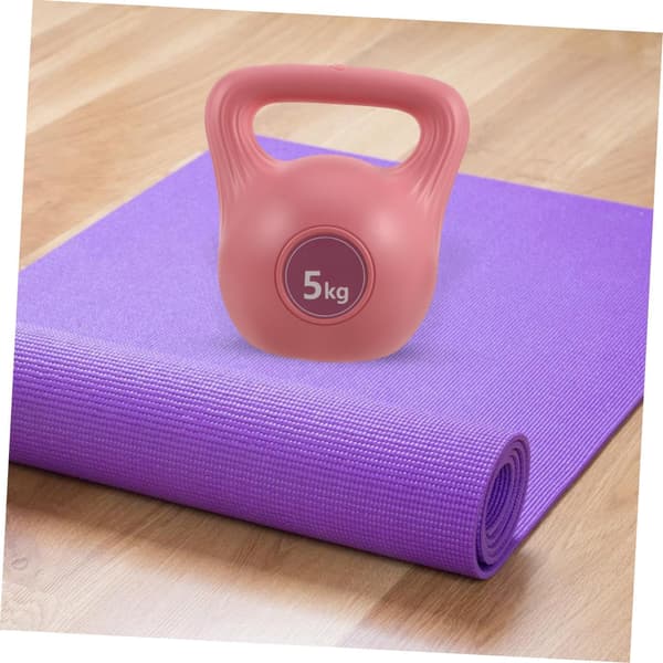 5 kg bærbar vandfyldt blød kettlebell til kvinder, lyserød kettlebell-vægt