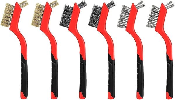 Deep Cleaning Power Brush Set with Wire, Small Steel Brushes for Rust Removal, Durable and Versatile Design, Multipurpose Brush Set for