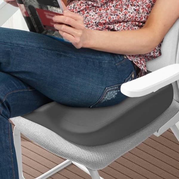 Ergonomic Memory Foam Seat Cushion - Coccyx & Sciatica Pain Relief, Comfortable for Office Chair, Car, Home