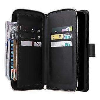Til Samsung Galaxy A55 5G Etui Kortpladser Lynlås Læder Telefoncover Style D Style D
