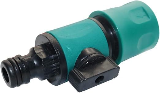 Glued sleeves for garden hose with valve 16mm 2 quick