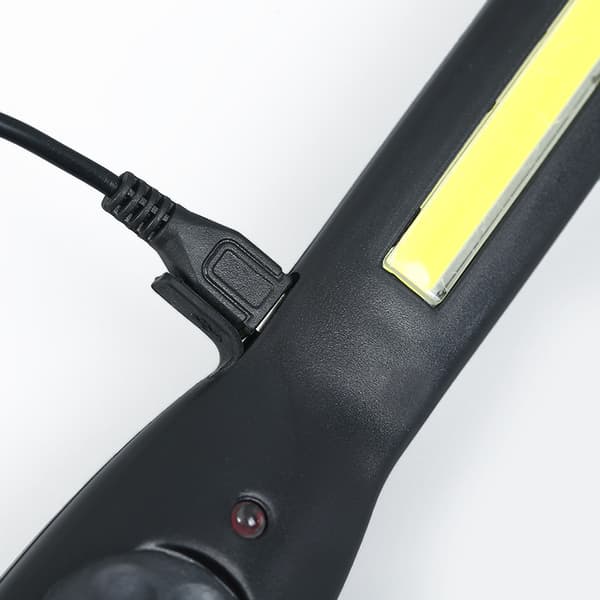 Oppladbar LED-arbeidslampe med magnet og USB 360 graders rotasjon