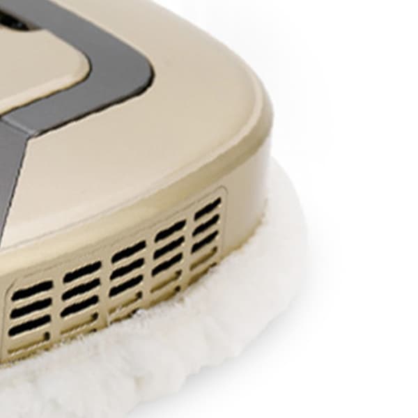 Automatic Mop Cleaner ABS Built-in Lithium Battery Wet Dry Mopping Charging Robot for Home Champagne