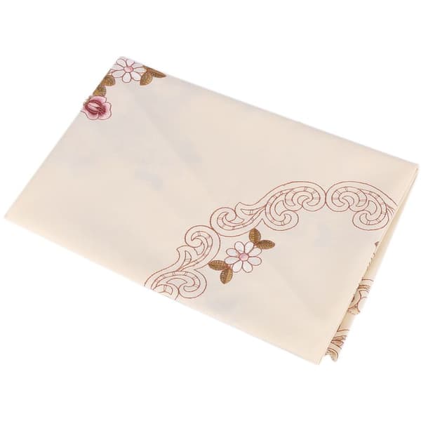 120CM European Style Embroidered Tablecloth Fabric Art Table Runner Decoration Tea Tablecloth Home Tablecloth