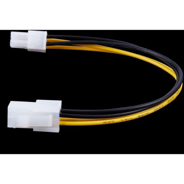 20 cm/8 tommer 12V 4-bens han til 4-bens P4 CPU-strømkabel