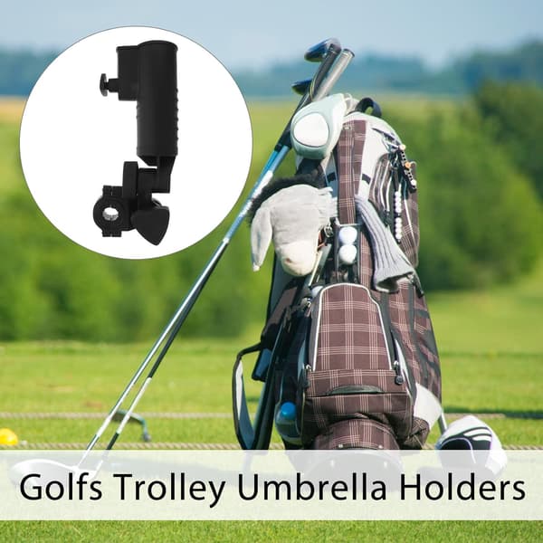 Sateenvarjoteline golfkärryyn Tuulenpitävä ulkosateenvarjoteline pidike