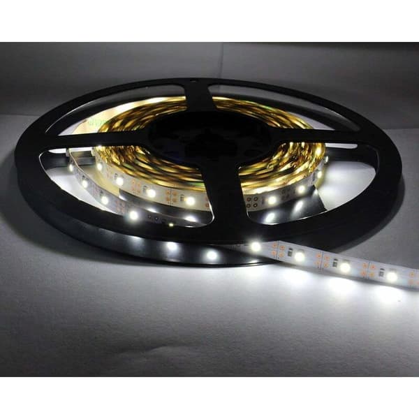 USB LED-lamper, 5V 5 meter 300 lysdioder koldhvide LED-strips med USB-kabel, baggrundsbelysning til TV-computer, dekorativ belysning til køkken, rebelysning